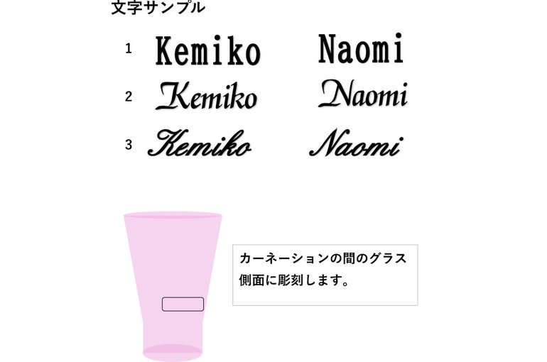 文字サンプル